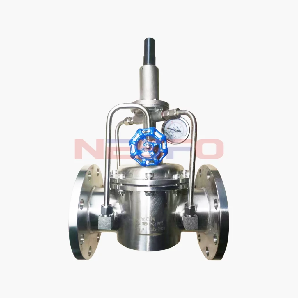 304不锈钢钢制体持压泄压阀 500X-16P