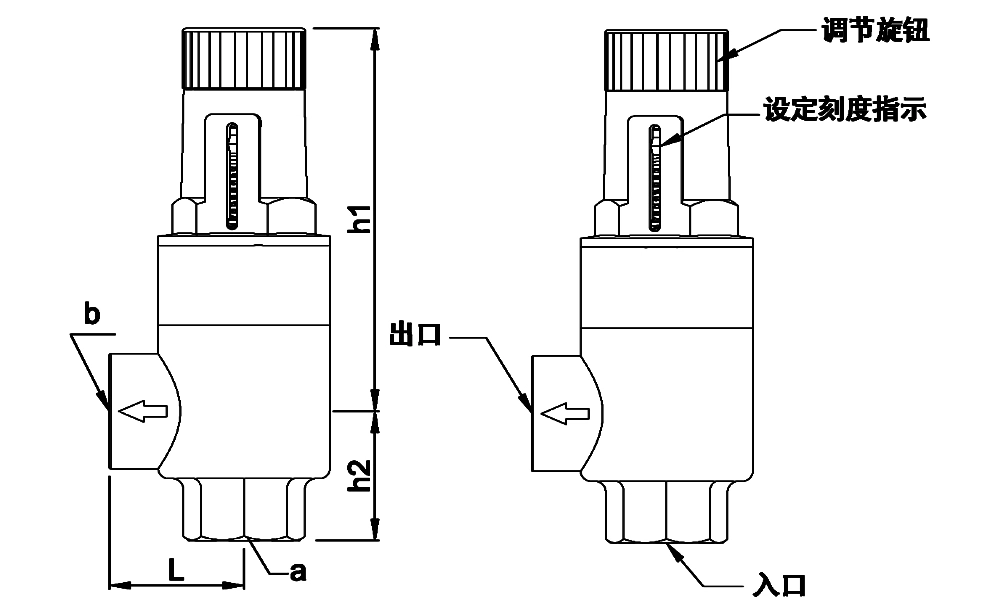 黄铜可视调节压差旁通阀 ADP系列（images 7）