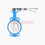 球墨铸铁手柄对夹四氟蝶阀 D71F-16Q（images 6）