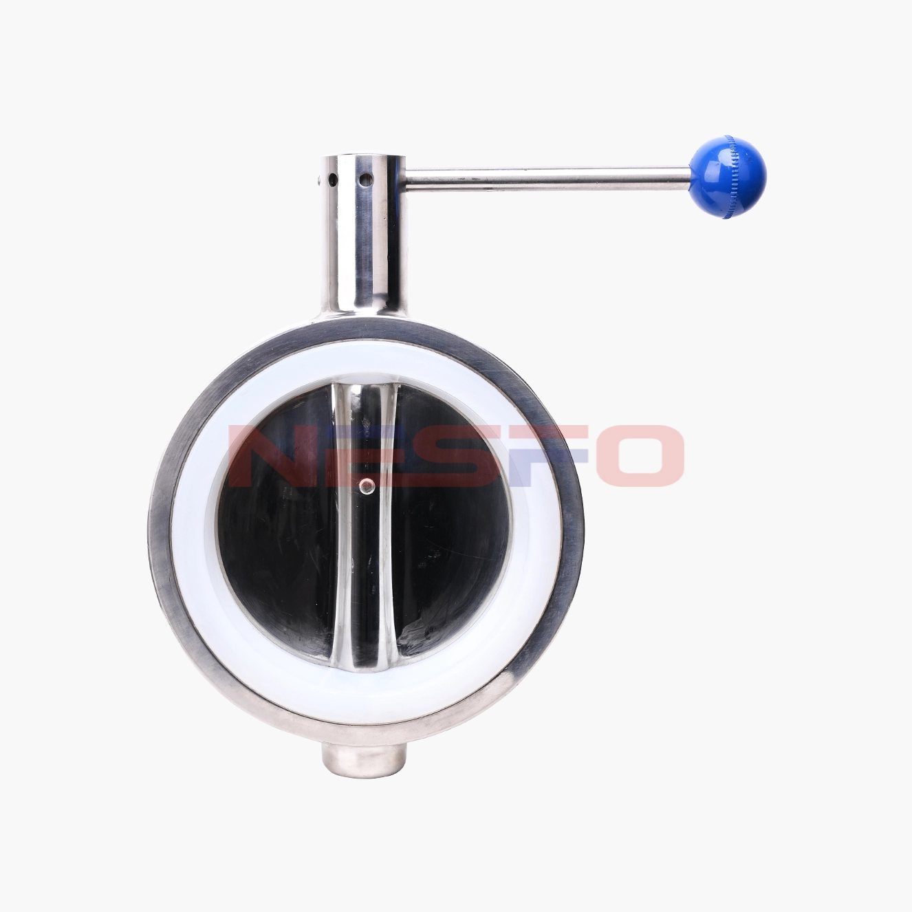 304不锈钢卫生级对夹硅胶蝶阀 D71X-10P（images 1）