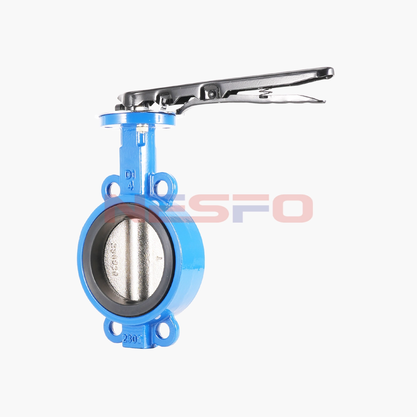 球墨铸铁手柄对夹蝶阀 D71X-16Q（images 1）