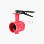 球墨铸铁手柄沟槽蝶阀 D81X-16Q（images 3）