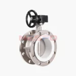 304不锈钢涡轮四氟法兰蝶阀 D341F-16P（images 3）