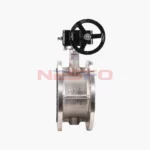 304不锈钢涡轮四氟法兰蝶阀 D341F-16P（images 4）