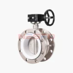 304不锈钢涡轮四氟法兰蝶阀 D341F-16P（images 2）